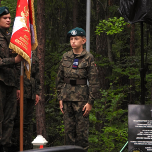 Udział strzelców i orląt w uroczystościach na „Nienadowskim Cyplu”