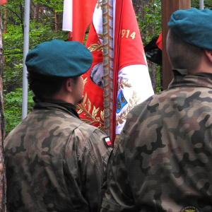 Udział strzelców i orląt w uroczystościach na „Nienadowskim Cyplu”